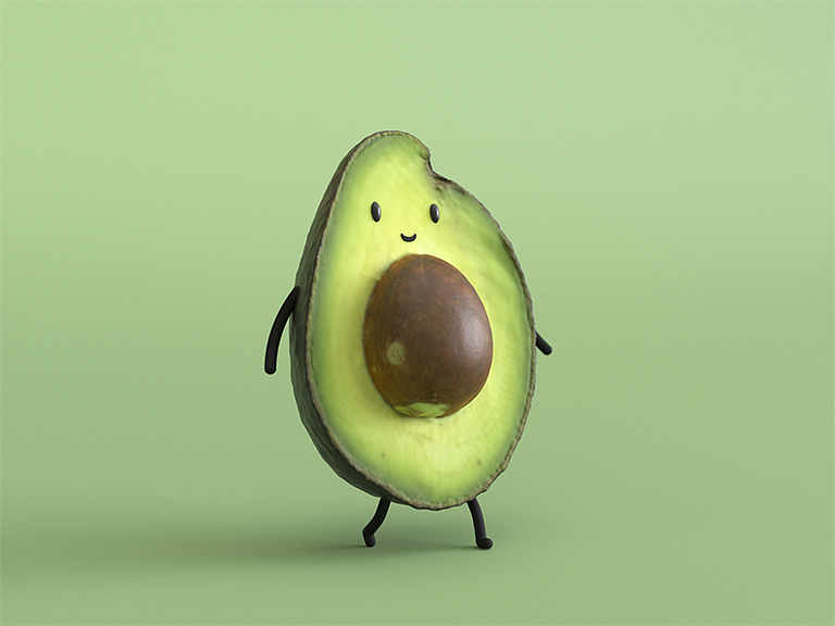 Avocado by Gianni Ritschard on Dribbble