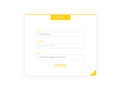 Sign Up - DailyUI Challenge 001 daily ui daily ui 001 first shot sign up sign up form sign up page