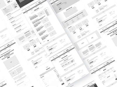 Eagle Education wireframes snapshot