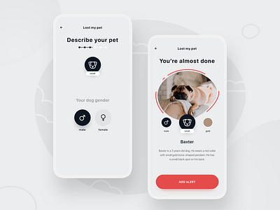 Mapet - Find Your Pet app concept design dog map minimal mobile pets sketch steps stxnext ui ui design ux visual