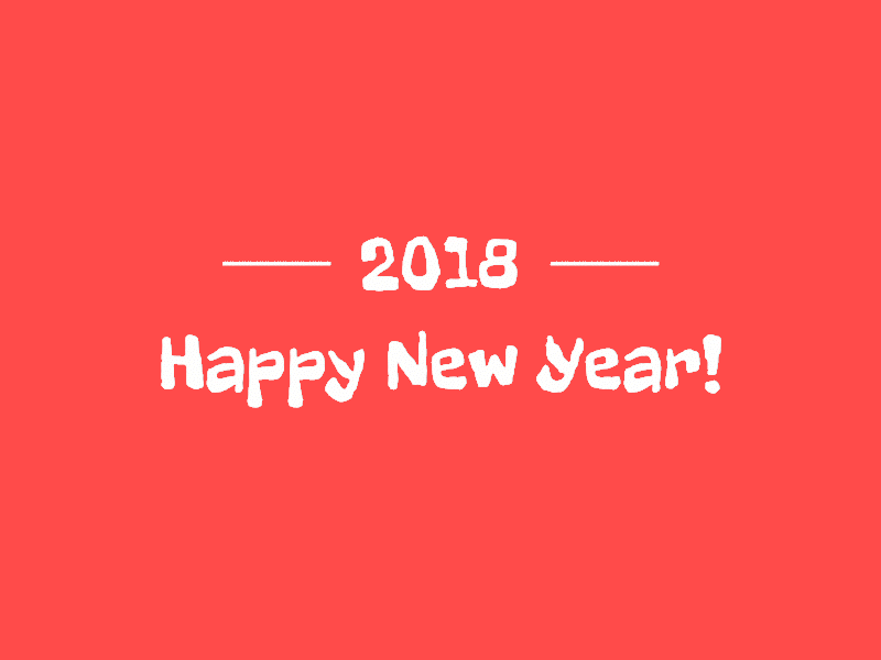 Hi, 2018 dailypractice happynewyear animation motion newyear