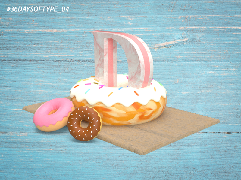 D for 36 Days of Type graphic design daily inspiration daily challange typograhy 3d type 3d typography digital 3d digital art foodandtype 36daysoftype-04 36daysoftyped 36daysoftype-d 36daysoftype type challenge type daily type art type