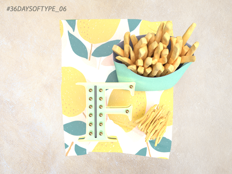F for 36 Days of Type lettering-f 36daysoftype-06 36daysoftype-f daily inspiration adobephotoshop 3d typography typedesign type challenge lettering digital adobedimension 3d type type daily type daily challange 3d art foodandtype design 36daysoftype