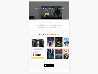 Landing page landing page light movie