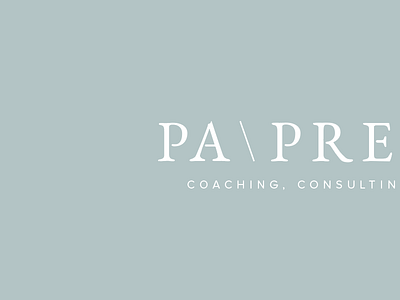 in progress logo classic clean coaching medical pa serif typography