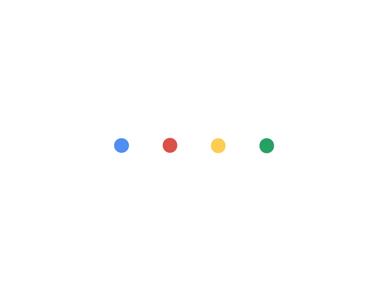 a simple google logo animation gif， google
