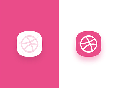 Dribbble icon boolean dribbble icon