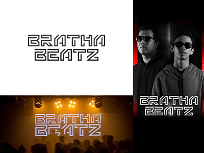 Bratha Beatz Logo branding icon logo typography