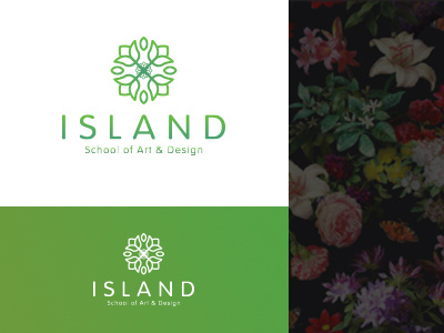 Island Logo branding design icon