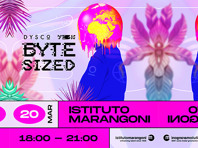 Dysco - Byte Sized - Micro Event app community editorial event branding event poster poster social social network webapp