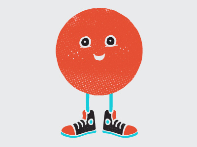 Mascot illustration mascot orange sneakers vaughn fender vaughnfender
