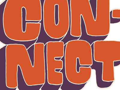 "We Should...Connect" connect hand drawn type vaughn fender