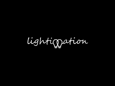 Logo Design - Lightimation app brand lightbulb lightimation logo project