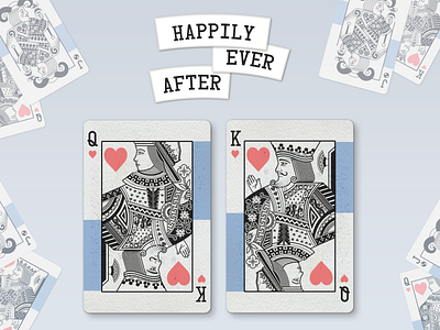 Happily Ever After card design illustration illustrator vector illustration