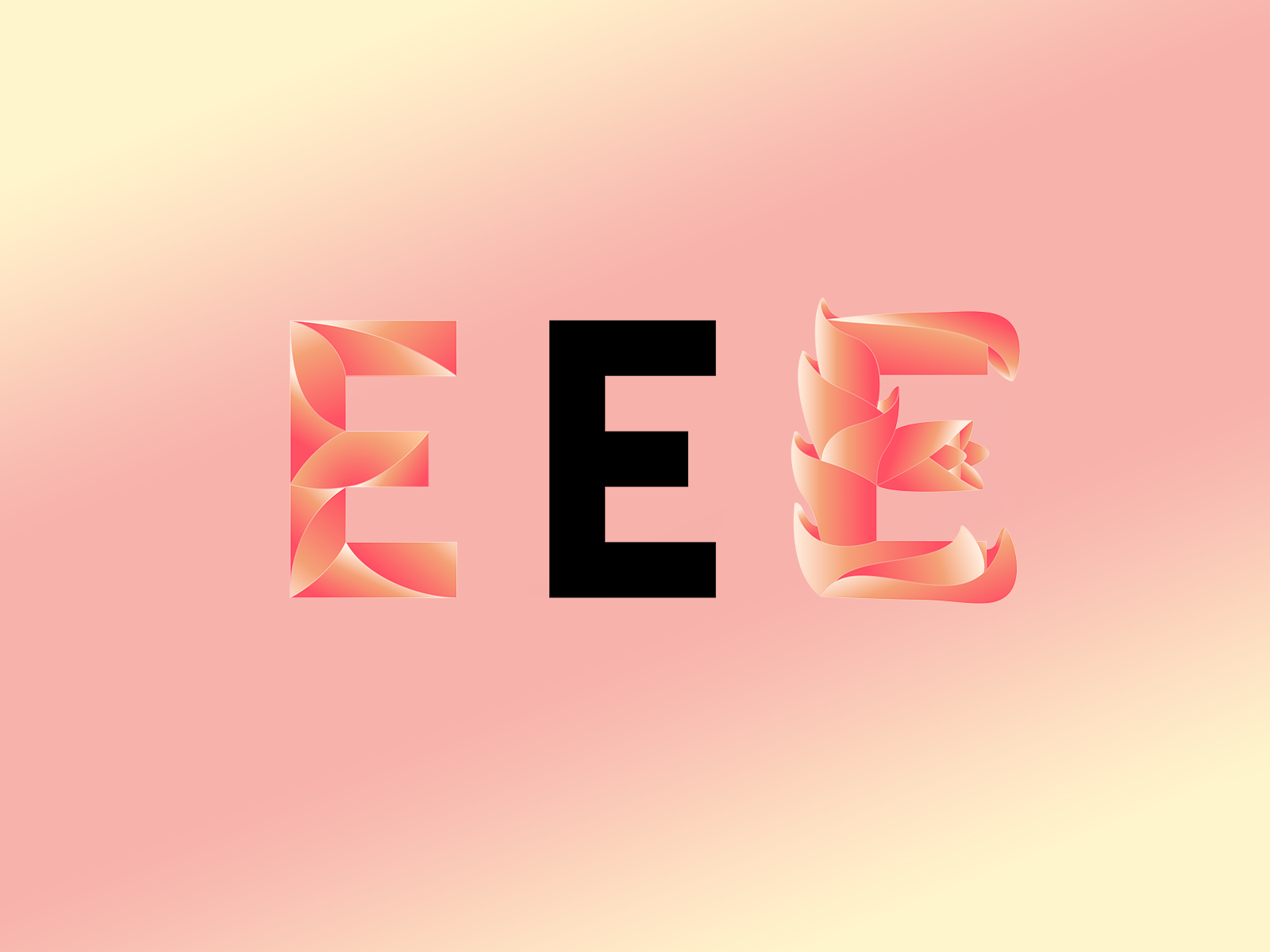 E Lettering by Charlotte Cavellier on Dribbble