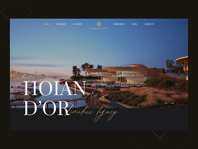 Hoi An D'OR Website ui ui ux website