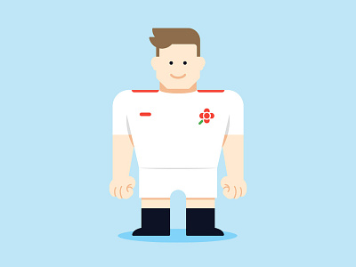 England Rugby Player england icon illustration rugby sport