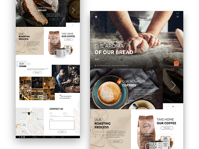 Coffe Shop UI 5 senses coffee design experience design shop ui ux web