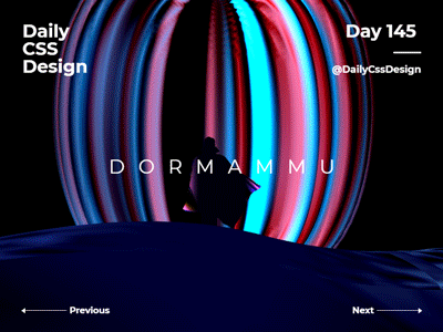 Day 145 - Daily CSS Design 3d css dormammu drstrange illustration interactive web webgl