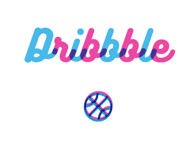 Dribble Logo 3d basketball curve logo mix move movement shot typo