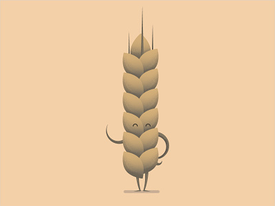 Barley Character barley character character design illustration texture vector