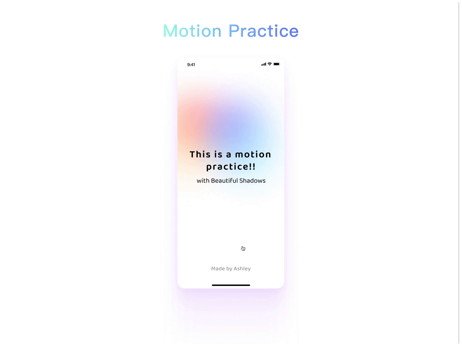 Simple Motion design figma motion