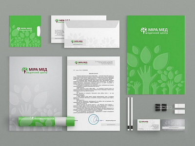 Corporate identity for "Miramed" corporate design goldweb identity