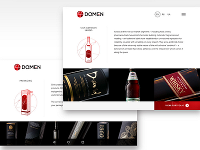 Website for Domen Group