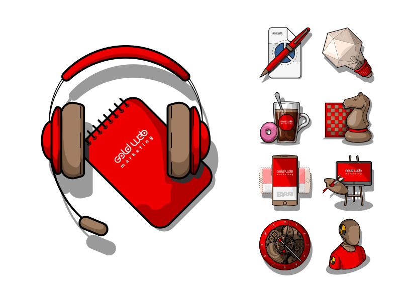 Icons for website ux ui graphic design