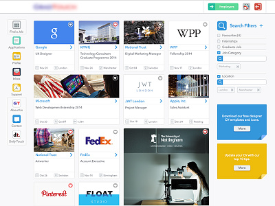 Home Page Website Rebrand branding flat grid home icon responsive ui web website widget