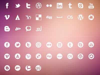 Luketctaylor Social Icons Kit by Luke Taylor on Dribbble