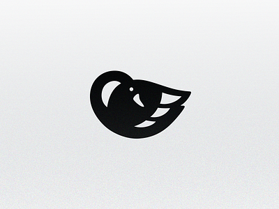 Swan bird logo logotype mono pin swan symbol