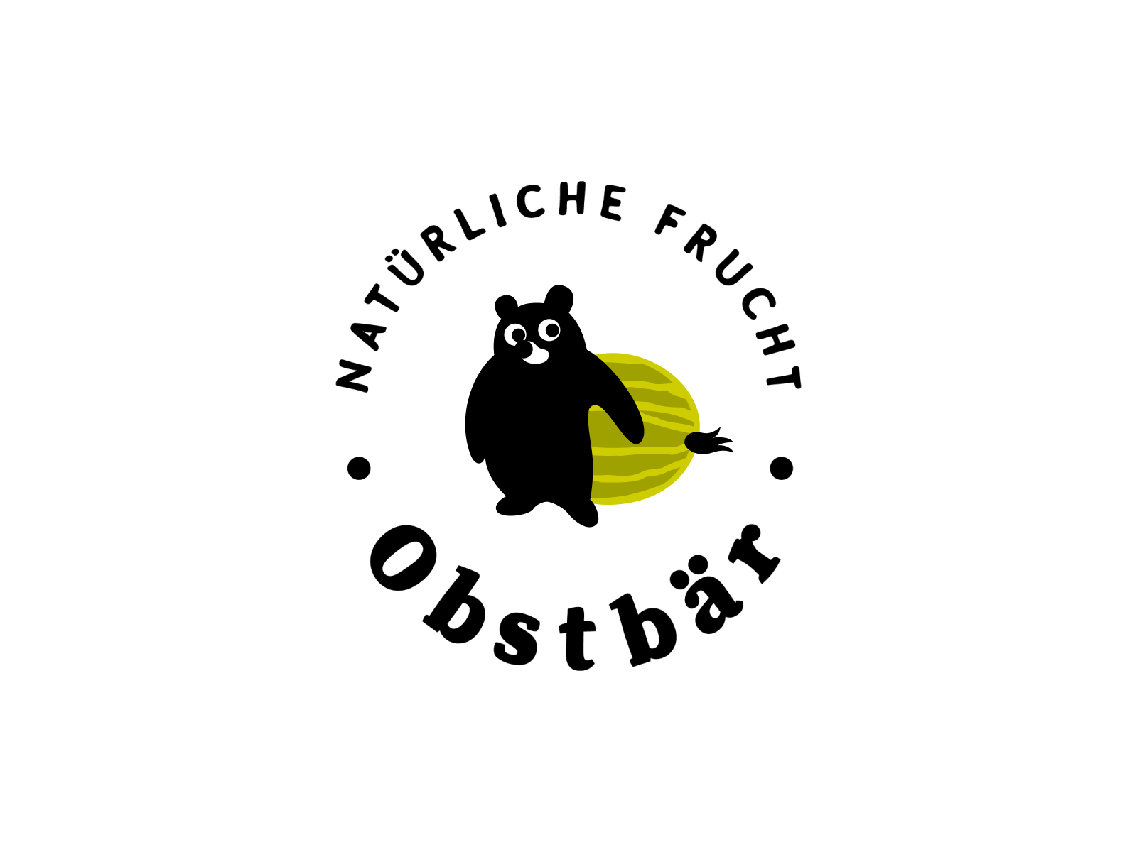 Obstbär Gooseberry bear branding cute funy goseberry logo