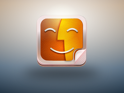 Goldy Leather Finder app design finder gold icon mac rebound sketch ui