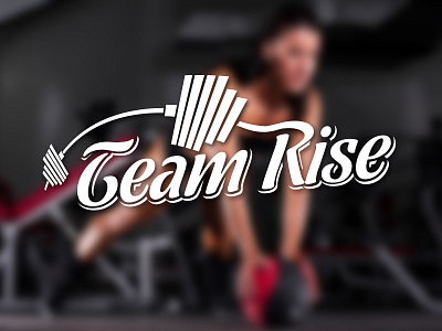 Team Rise logo fitness logo rise team