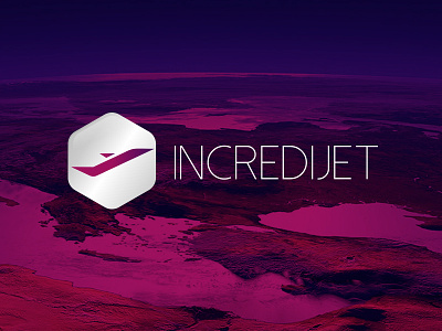 IncrediJet branding design jet logo mockup