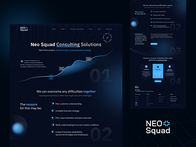 Neo Squad. Consulting abstract business consulting dashboard data interface money ui