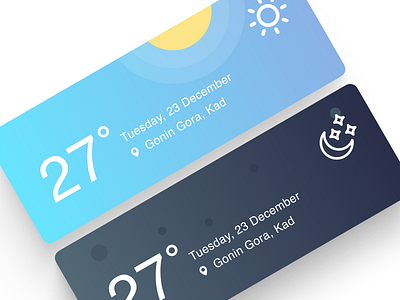 Weather Card android design figma ios online