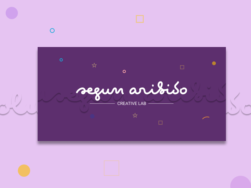 complimentary card by Olusegun Aribido on Dribbble