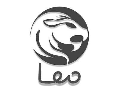 Leo app branding leo logo zodaic