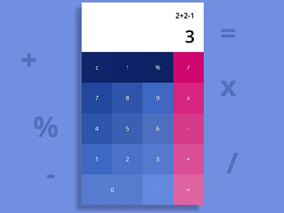 Calculator calculator challenge daily design