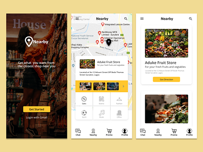 Nearby App Design