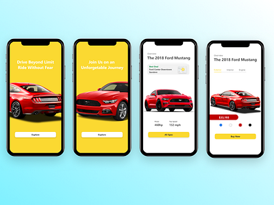 Car App adidas adventure android cart list checkout design online