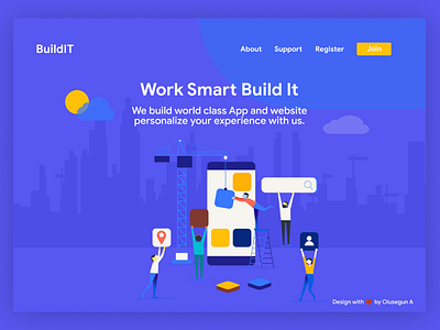 Landing Page illustration