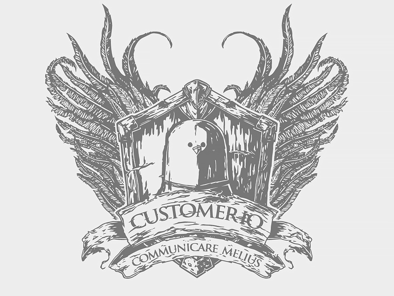 House Customer.io Crest got vector cool ink crest ami customer.io house team