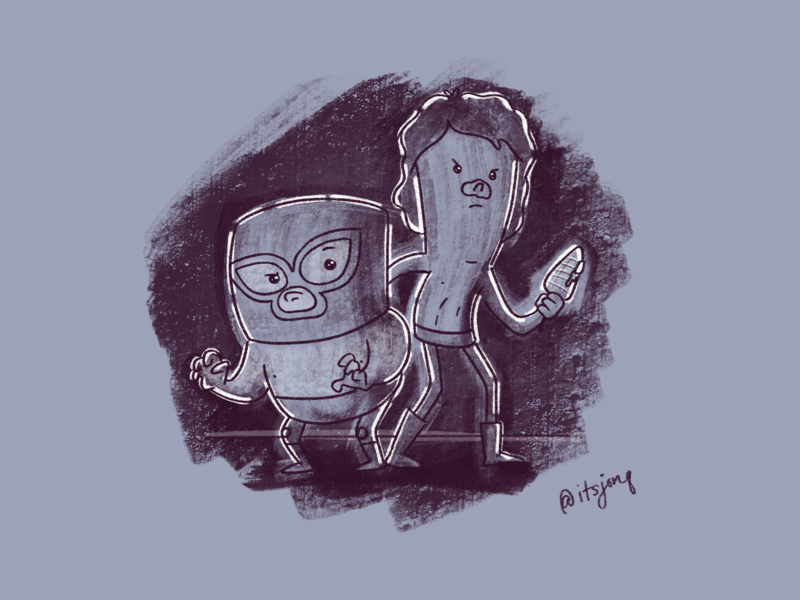 Nacho doodle sketch movie nacholibre