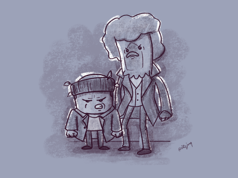 Bandits sketch doodle marv harry homealone