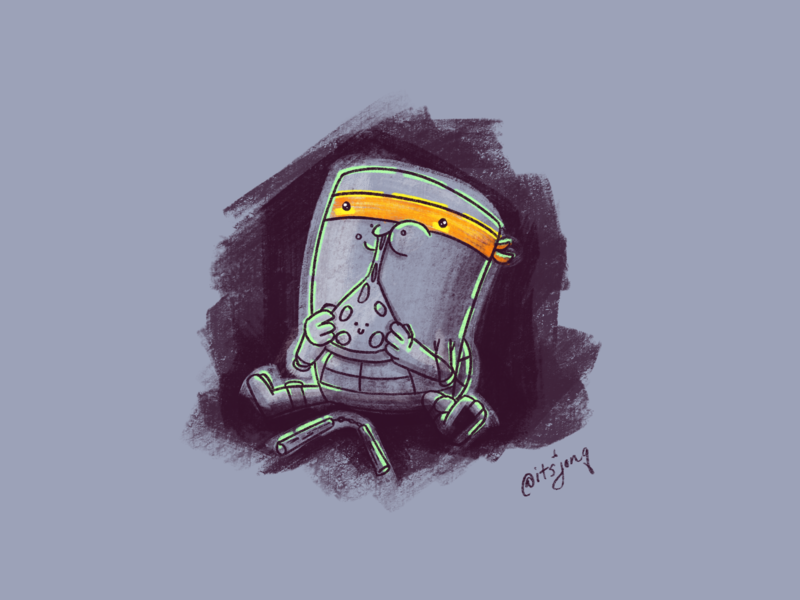 Cowabunga ninjaturtles doodle sketch pizza cute turtles ninja