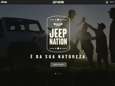 Jeep Nation car design event jeep mobile design ui uidesign