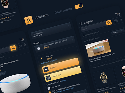 Amazon Dark Mode